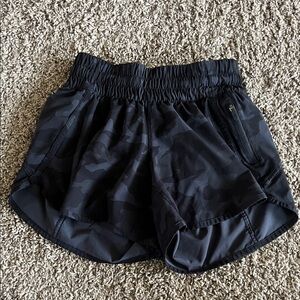 Lululemon Black Camo Women's Shorts